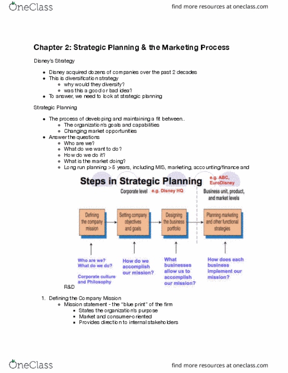 MARK301 Chapter Notes - Chapter 2: Marketing Mix, Starbucks thumbnail