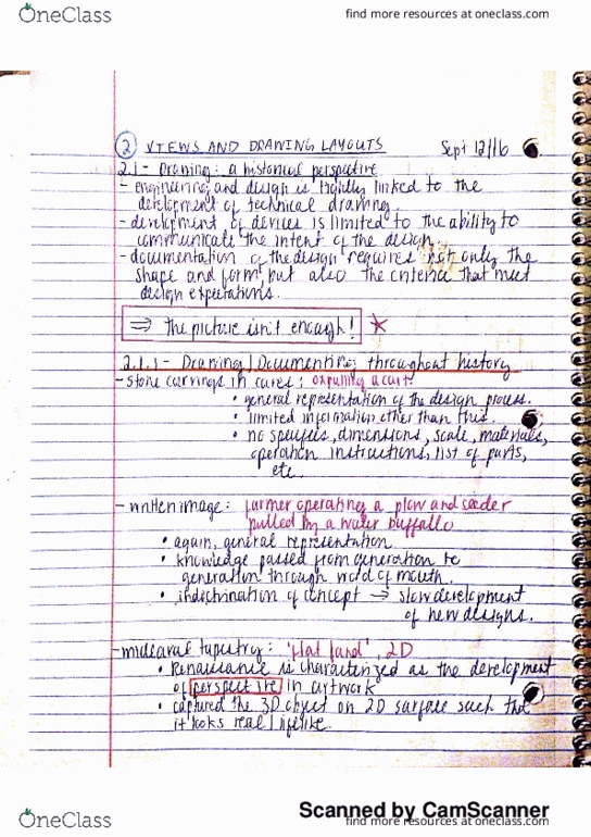 MEC E265 Lecture 2: Views and Drawing Layouts: Documenting Throughout History, Engineering Drawings thumbnail