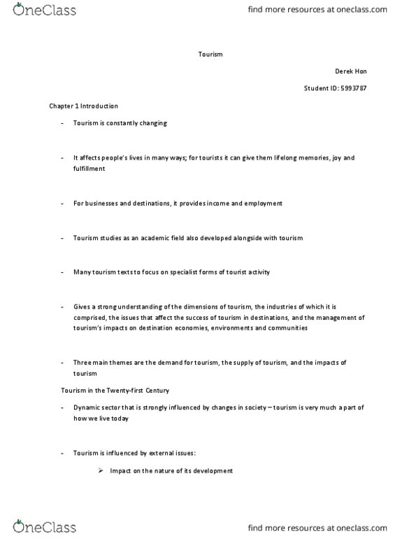 TMGT 1P91 Chapter Notes - Chapter 1: Management Information System, Inkpen, Computer Hardware thumbnail