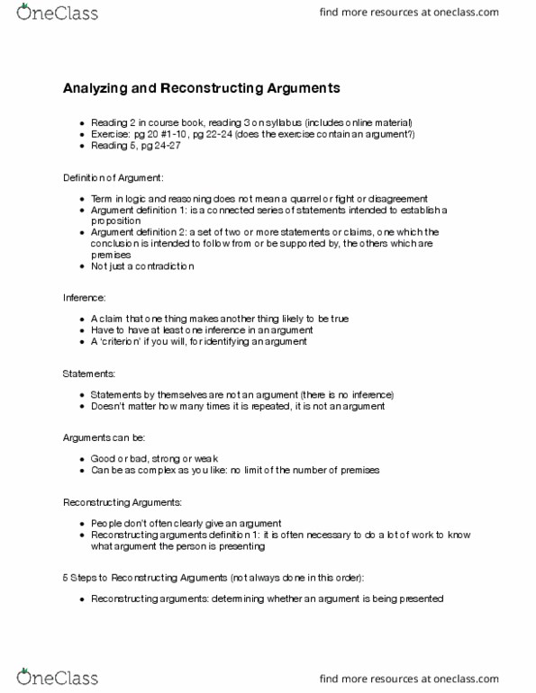 PHIL 2003 Lecture Notes - Lecture 3: Unified Modeling Language thumbnail