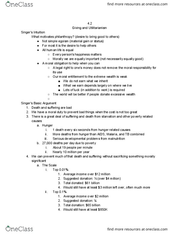 PHIL 230 Lecture Notes - Lecture 10: Malaria thumbnail