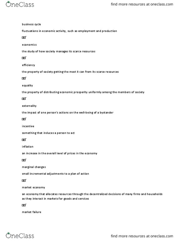 ECON 222 Chapter Notes - Chapter all: Gdp Deflator, Market Failure, Monetary Base thumbnail