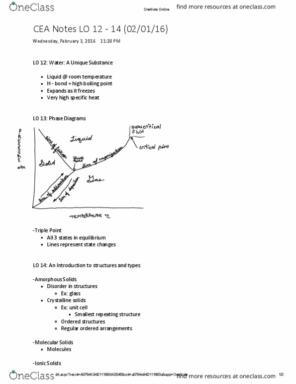 CHEM 1123 Lecture Notes - Lecture 5: Nonmetal, Silicon Dioxide thumbnail