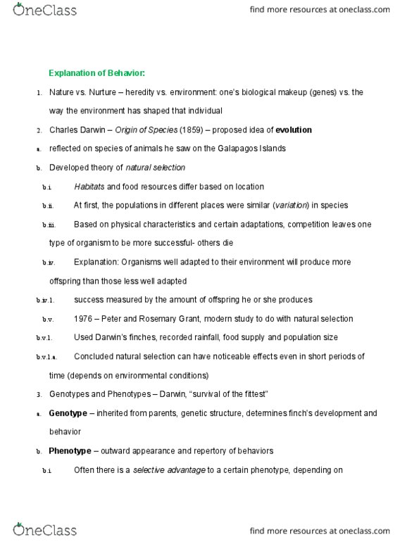 CAS PS 211 Lecture Notes - Lecture 19: Heritability, Bipedalism, Encephalization thumbnail