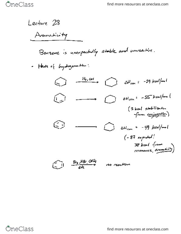 Chemistry 20 Lecture Notes - Lecture 28: Naphthalene thumbnail