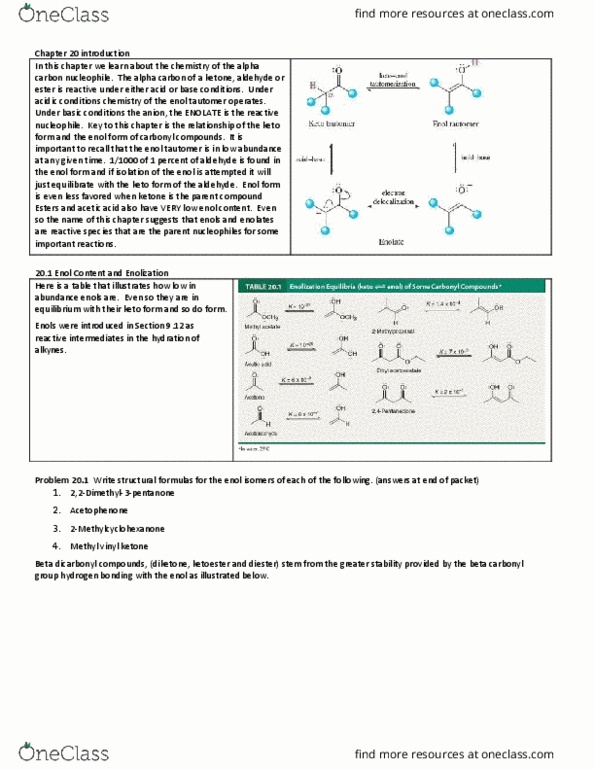 BCHM 403 Lecture Notes - Lecture 20: Stage Name, Chemical Formula, Benzaldehyde thumbnail