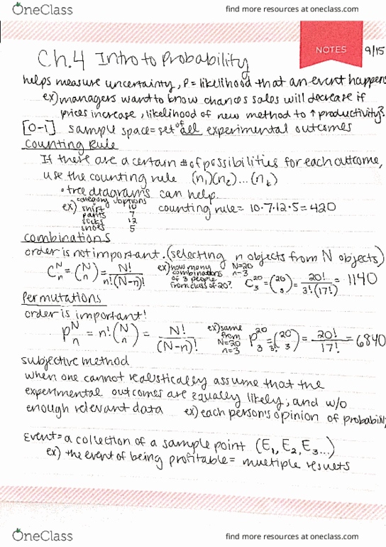 BMGT 230 Lecture 4: Ch. 4 Intro to Probability thumbnail