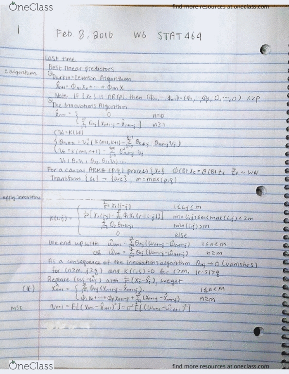 STAT 464 Lecture 8: Feb 8 thumbnail