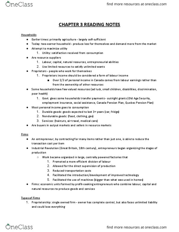 ECON 1BB3 Chapter Notes - Chapter 3: Flat Tax, Money Supply, Ecotax thumbnail