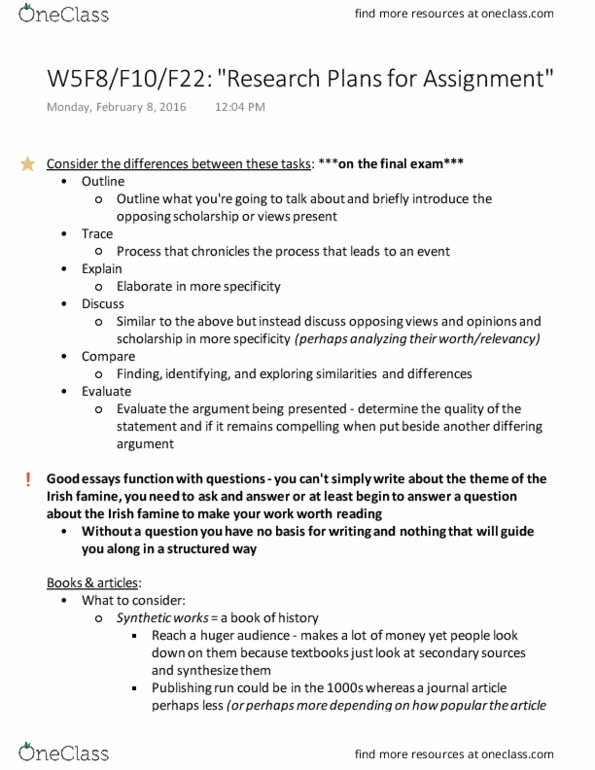 HIST 2450 Lecture Notes - Lecture 7: Impact Factor, Radical History Review thumbnail