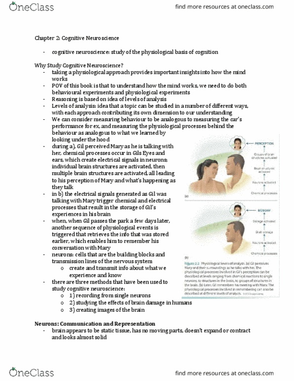 Psychology 2135A/B Chapter Notes - Chapter 2: Edgar Adrian, Golgi'S Method, Nerve Net thumbnail