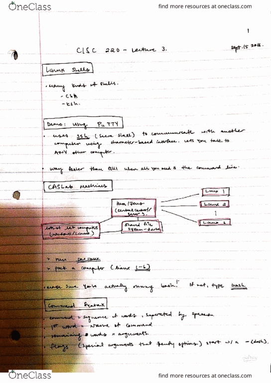 CISC 220 Lecture Notes - Lecture 3: Complex Instruction Set Computing thumbnail