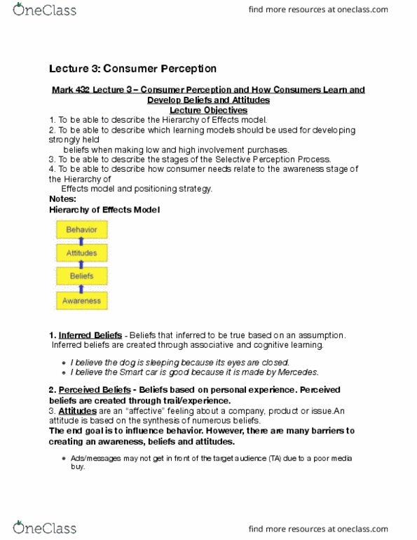 MARK432 Lecture Notes - Lecture 3: Long Term Ecological Research Network, Learning, Blood Sugar thumbnail