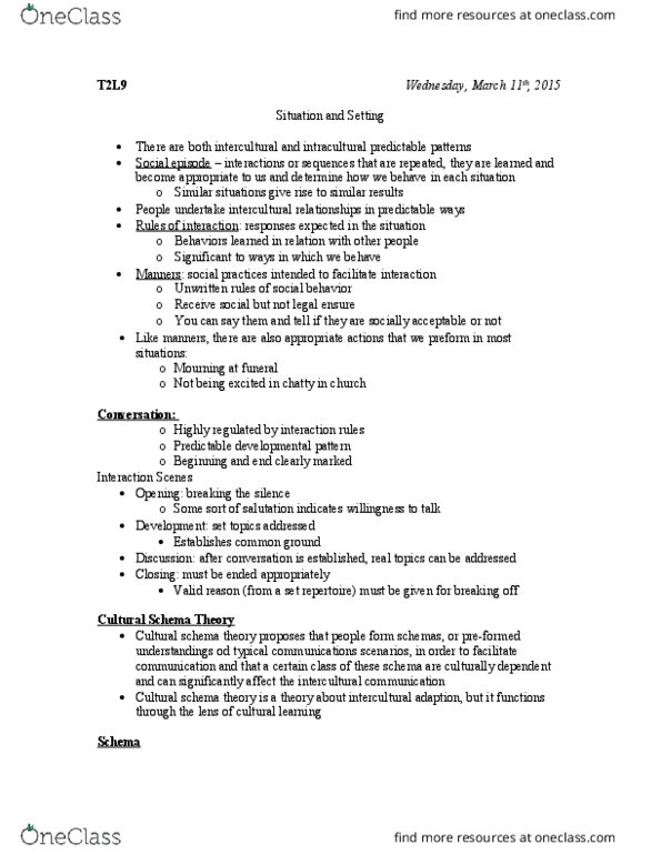 INTC 1F90 Lecture Notes - Lecture 9: Muscle Memory, Education International thumbnail