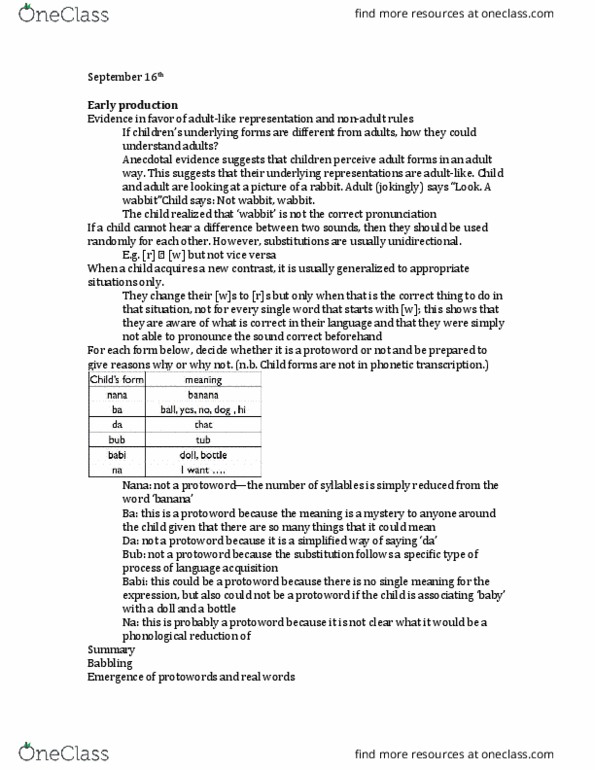 LING 355 Lecture Notes - Lecture 6: Phonetic Transcription, Baby Bottle, Phoneme thumbnail