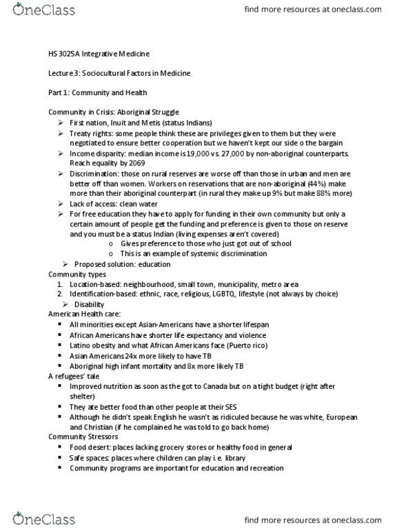 Health Sciences 3025A/B Lecture Notes - Lecture 3: Publication Bias, Biomedical Model, Feminist Theory thumbnail