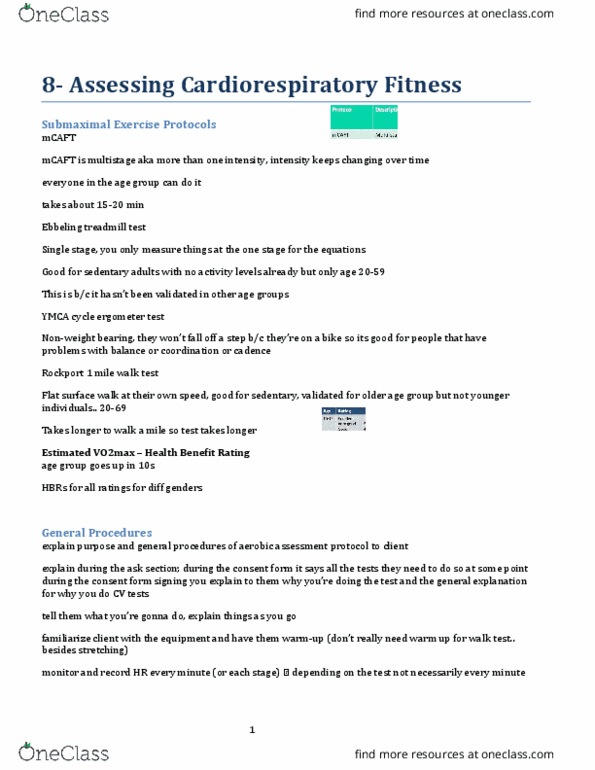 KINESIOL 3L03 Lecture Notes - Lecture 8: Croatian Radiotelevision, 2Sm, Heart Rate Monitor thumbnail