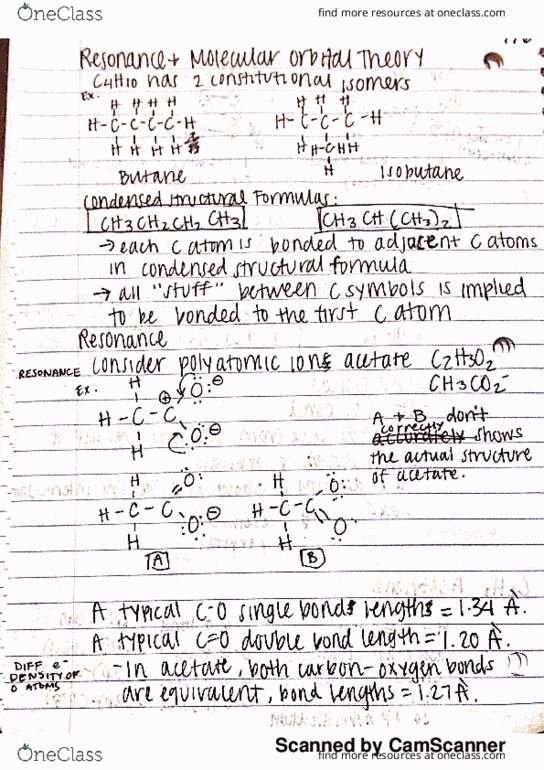 CH 320M Lecture 4: Resonance & Molecular Orbital Theory thumbnail