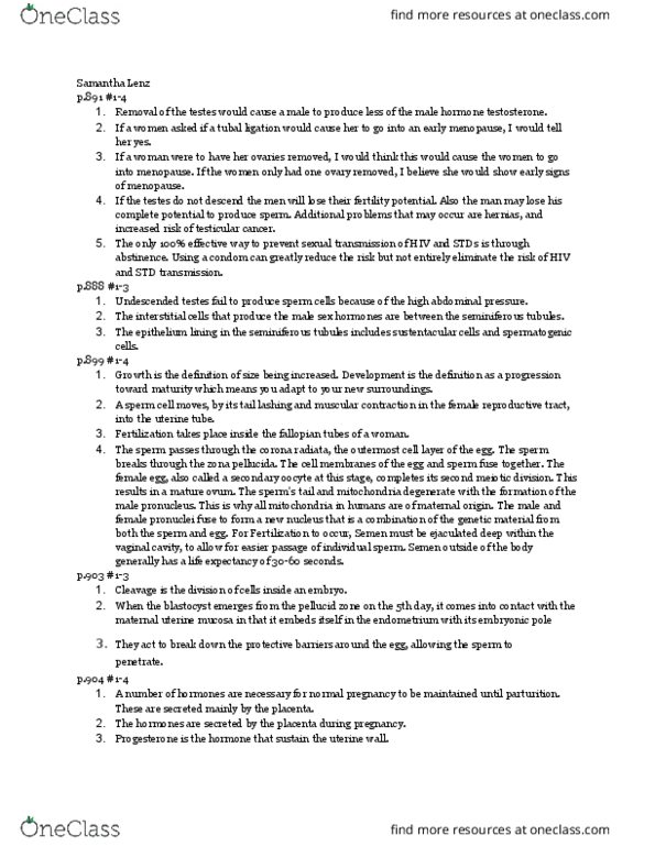 BIOL 256 Lecture Notes - Lecture 1: Umbilical Cord, Peritoneum, Umbilical Artery thumbnail