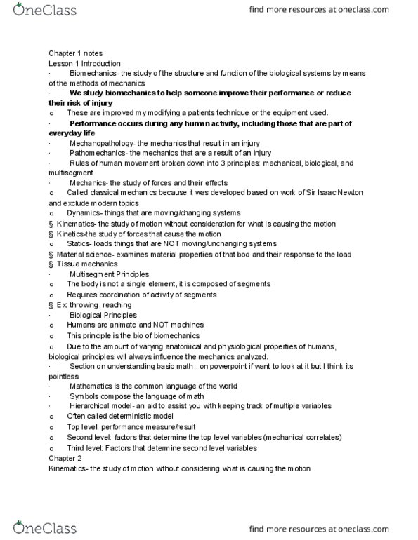 EXS 375 Chapter Notes - Chapter 1: Sacroiliac Joint, Longus Colli Muscle, Cervical Vertebrae thumbnail