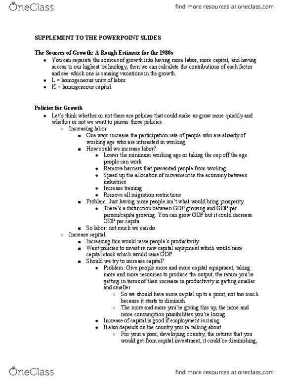 FIN 34220 Lecture Notes - Lecture 7: Aggregate Demand, Potential Output thumbnail